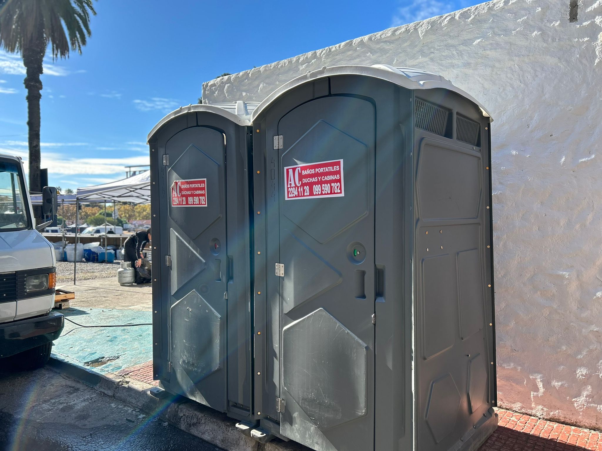 Baños químicos standard para eventos en Uruguay
